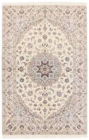  Orientalischer Nain 6La Teppich 152X233 Beige/Hellgrau Wolle, Persien/Iran
