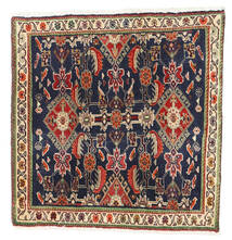  Persischer Ghashghai Teppich 57X59 Quadratisch Dunkellila/Braun (Wolle, Persien/Iran)
