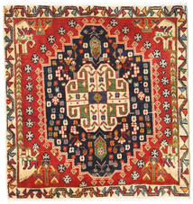  Oriental Qashqai Rug 64X68 Square Beige/Red Wool, Persia/Iran Carpetvista
