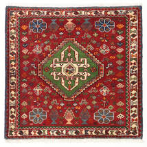  Persischer Ghashghai Teppich 61X63 Quadratisch Rot/Braun (Wolle, Persien/Iran)