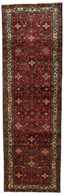 103X320 絨毯 ハマダン オリエンタル 廊下 カーペット 茶色/ダークレッド (ウール, ペルシャ/イラン) Carpetvista