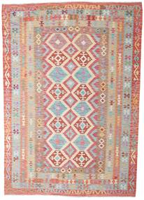  204X290 Kilim Afghan Old Style Rug Wool, Carpetvista