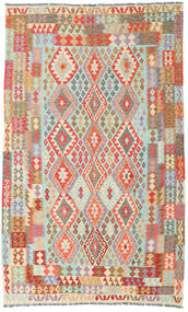  188X310 Kelim Afghan Old Style Matta Beige/Röd Afghanistan Carpetvista