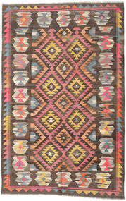 197X304 Tapis Kilim Afghan Old Style D'orient Marron/Rouge (Laine, Afghanistan) Carpetvista