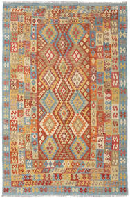  Kilim Afghan Old Style Tapis 205X311 De Laine Beige/Marron Carpetvista