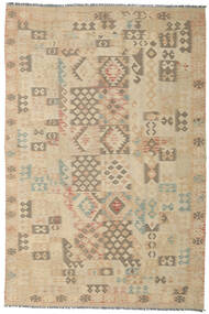 193X291 Alfombra Oriental Kilim Afghan Old Style Beige/Naranja (Lana, Afganistán) Carpetvista