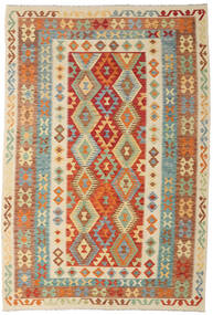  Oosters Kelim Afghan Old Style Vloerkleed 198X290 Beige/Bruin Wol, Afghanistan Carpetvista