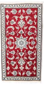  Persian Nain Rug 70X135 Red/Beige Carpetvista