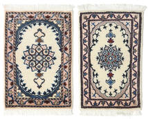 40X60 Alfombra Oriental Nain Beige/Gris Oscuro (Lana, Persia/Irán) Carpetvista