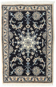 60X90 Nain Rug Oriental Beige/Dark Grey (Wool, Persia/Iran) Carpetvista