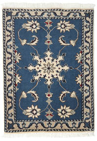  Nain Rug 60X90 Persian Wool Dark Blue/Dark Grey Small Carpetvista
