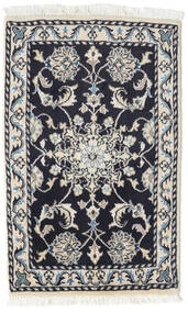60X90 Nain Teppich Orientalischer Dunkelgrau/Beige (Wolle, Persien/Iran) Carpetvista
