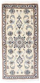 絨毯 オリエンタル ナイン 70X145 ベージュ/グレー (ウール, ペルシャ/イラン)