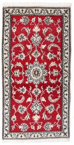  Persian Nain Rug 70X139 Red/Dark Red Carpetvista