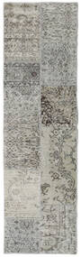 58X200 絨毯 Patchwork - Turkiet モダン 廊下 カーペット グレー/ベージュ (ウール, トルコ) Carpetvista