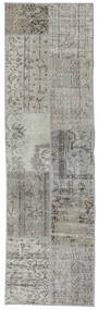 60X200 絨毯 Patchwork - Turkiet モダン 廊下 カーペット グレー/グリーン (ウール, トルコ) Carpetvista
