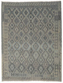 Kilim Afghan Old Style Rug 170X240 Grey/Dark Grey Wool, Afghanistan Carpetvista