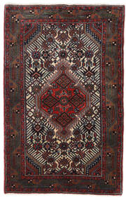 絨毯 ハマダン 78X123 ダークレッド/レッド (ウール, ペルシャ/イラン)