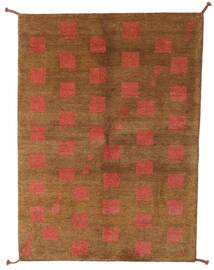  Gabbeh Indo Rug 140X195 Wool Brown/Orange Small Carpetvista