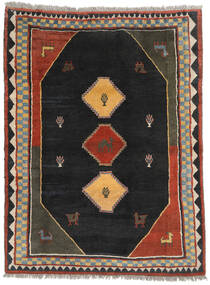 Gabbeh Rustic Teppich 217X282 Dunkelgrau/Beige Wolle, Persien/Iran Carpetvista