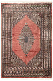 絨毯 オリエンタル パキスタン ブハラ 3Ply 200X302 茶色/レッド (ウール, パキスタン)
