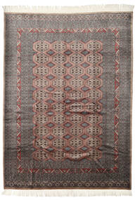 217X297 絨毯 オリエンタル パキスタン ブハラ 2Ply 茶色/レッド (ウール, パキスタン) Carpetvista