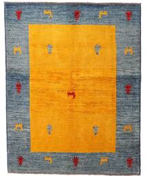 153X193 Gabbeh Rustic Rug Modern Orange/Blue (Wool, Persia/Iran) Carpetvista