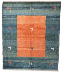 154X180 Gabbeh Rustic Teppich Moderner Orange/Grau (Wolle, Persien/Iran) Carpetvista