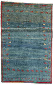  184X284 Gabbeh Rustic Teppich Blau/Dunkeltürkis Persien/Iran Carpetvista
