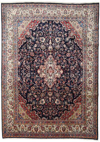  Orientalischer Hamadan Teppich 266X372 Rot/Dunkellila Großer Wolle, Persien/Iran Carpetvista