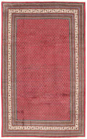  Persischer Sarough Mir Teppich 200X315 Dunkelrot/Rot (Wolle, Persien/Iran)