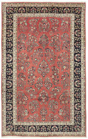  Persischer Sarough Teppich 205X320 Braun/Dunkelrot (Wolle, Persien/Iran)
