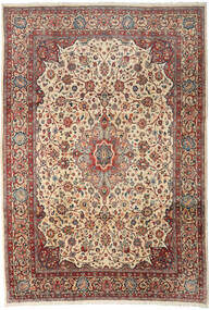 256X370 Sarough Teppich Orientalischer Beige/Braun Großer (Wolle, Persien/Iran) Carpetvista