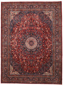 Mashad Rug Rug 306X410 Red/Dark Red Large Wool, Persia/Iran Carpetvista
