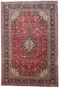 276X410 Keshan Matta Orientalisk Röd/Mörkröd Stor (Ull, Persien/Iran) Carpetvista