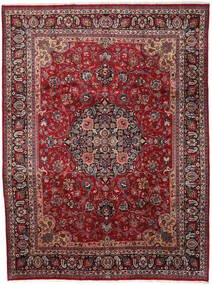Tapete Oriental Mashad 290X387 Vermelho/Vermelho Escuro Grande (Lã, Pérsia/Irão)