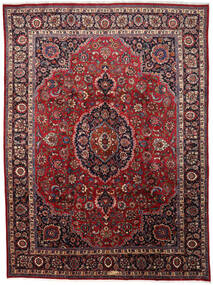 Mashad Vloerkleed 297X402 Rood/Donkerrood Groot Wol, Perzië/Iran Carpetvista