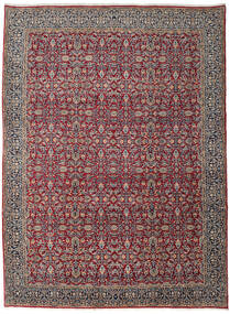 Kerman Teppich 299X406 Rot/Grau Großer Wolle, Persien/Iran Carpetvista
