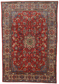  Persialainen Sarough Matot 256X380 Punainen/Tummanpunainen Carpetvista