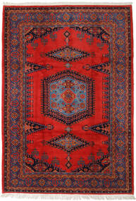  Orientalischer Wiss Teppich 256X368 Rot/Dunkelrosa Großer Wolle, Persien/Iran Carpetvista