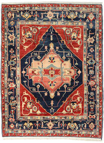  Orientalsk Heriz Tæppe 238X313 Beige/Rød Uld, Persien/Iran Carpetvista