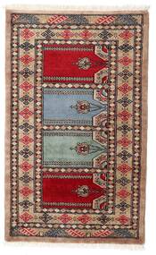  Orientalischer Pakistan Buchara 2Ply Teppich 76X125 Rot/Braun Wolle, Pakistan Carpetvista