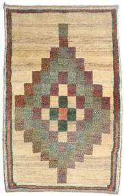  104X163 Gabbeh Rustic Teppich Beige/Dunkelgelb Persien/Iran Carpetvista