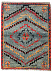 112X148 Gabbeh Rustic Vloerkleed Modern Grijs/Donkergrijs (Wol, Perzië/Iran) Carpetvista