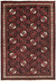 200X288 Shahrekord Matta Orientalisk Mörkröd/Röd (Ull, Persien/Iran)