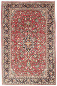 Alfombra Oriental Sarough 192X292 Rojo/Gris (Lana, Persia/Irán)