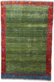  Gabbeh Rustic Rug 123X191 Persian Wool Green/Red Small Carpetvista