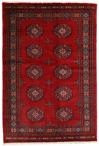 Pakistan Buchara 3Ply Teppich 140X206 Dunkelrot/Rot Wolle, Pakistan Carpetvista
