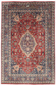 Orientalisk Sarough Matta 200X300 Röd/Grå Ull, Persien/Iran