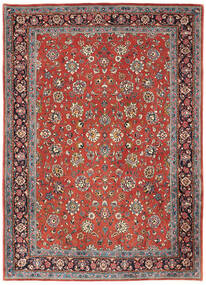  Persian Sarouk Rug 214X302 Red/Brown